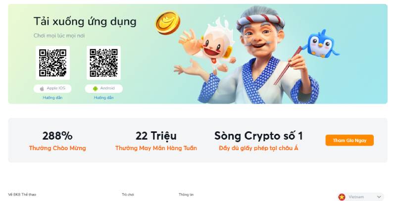 BK8Vietnam hướng về cộng đồng người chơi